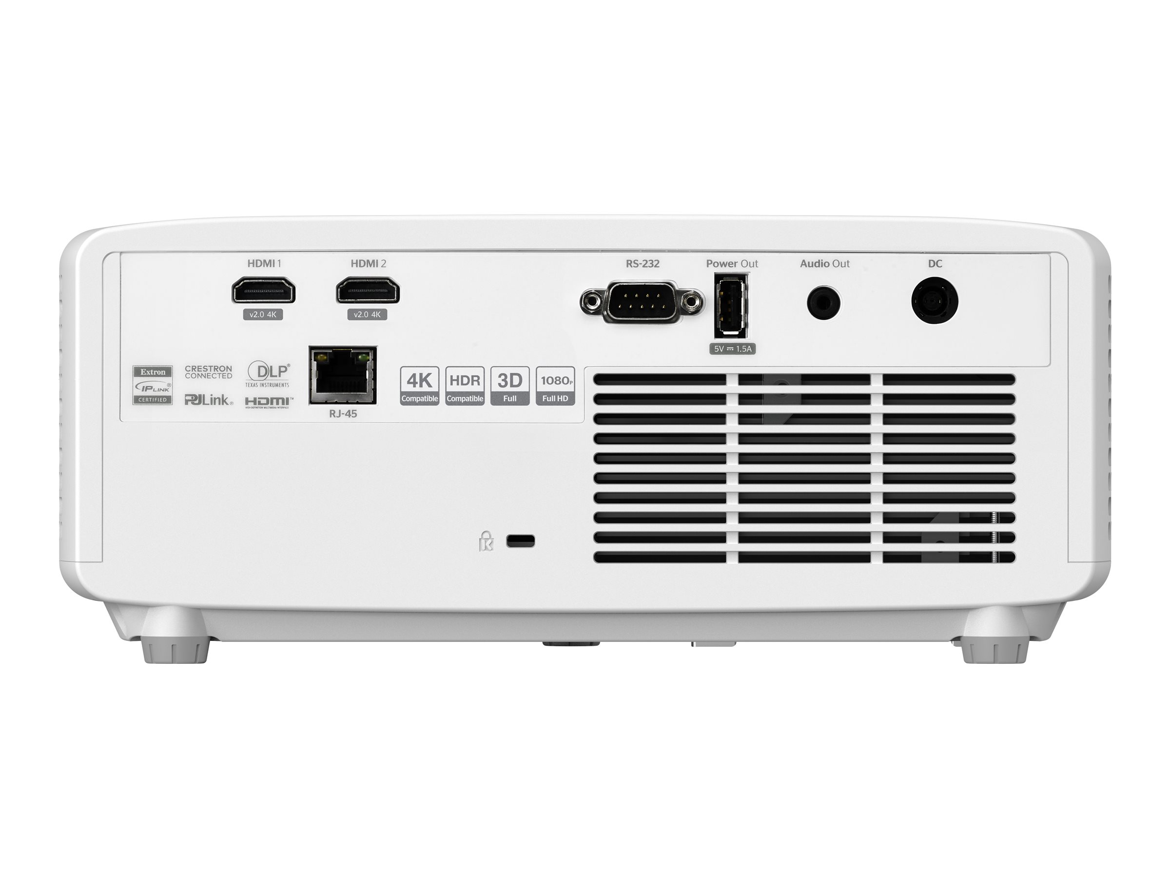 Optoma ZH450ST DLP-Laserprojektor 1080p 4.500 LM Kurzdistanz Weiß
