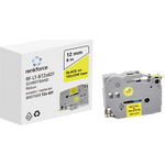 Schriftband Renkforce RF-LT-BTZe631 Kompatibel ersetzt Brother TZe-631 12 mm Bandfarbe: Gelb Schriftfarbe: Schwarz 8 m (RF-6027790)