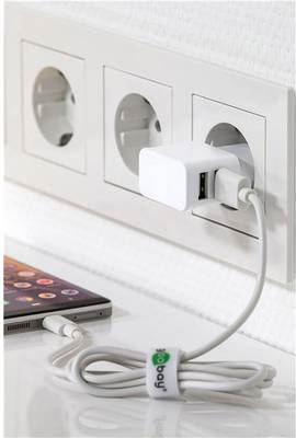 Goobay 44952 Ladegerät für Mobilgeräte Indoor Weiß (44952)