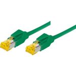 Patchkabel S/FTP, PiMF, Cat 6a, grün, 20,0 m Für 10 Gigabit/s, halogenfrei, mit Draka-Kabel und Hirosesteckern TM31 (bisherige Bezeichnung S/STP) (72220G)