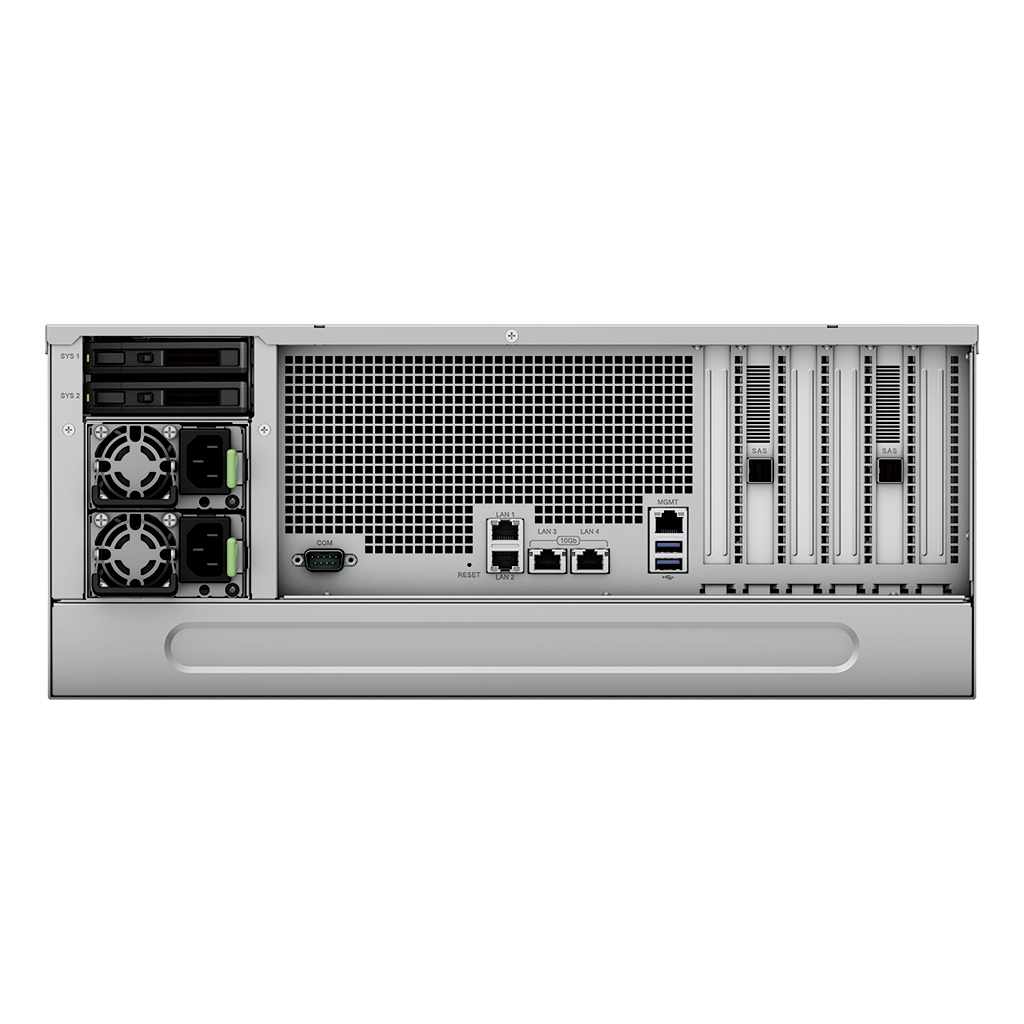 Synology High Density HD6500 NAS-Server 60 Schächte 64 GB RAM 4U Schwarz