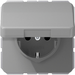 JUNG CD 1520 BFKL GR. Buchsen-Typ: CEE 7/3. Produktfarbe: Grau, Material: Thermoplast, Internationale Schutzart (IP-Code): IP44. Eingangsspannung: 250 V, Stromstärke (maximal): 16 A (CD1520BFKLGR)