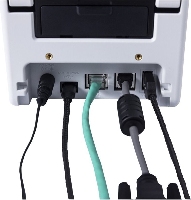 Brother TD-2320DSA300 Etikettendrucker 300 dpi Grau, Weiß