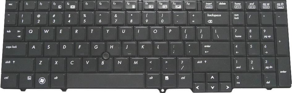 HP Keyboard (GREEK) (613385-DJ1)