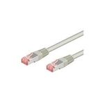 Wentronic Goobay CAT 6 Patchkabel, S/FTP (PiMF), Grau, 7.5 m - CCA Kupfergemisch (93650)