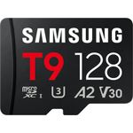 Samsung T9 microSDXC Speicherkarte 128 GB UHS-I bis 200 MB/s U3 V30 A2 (MB-MH128T/WW)