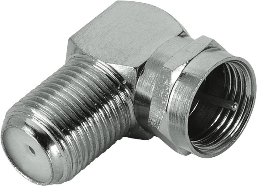 Hama SAT-Adapter, F-Stecker - F-Kupplung, 90° (00179413)