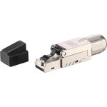 Equip Cat 8.1 Tool-free RJ45 Stecker, 5 Stück/Set. Stecker: RJ-45, Produktfarbe: Schwarz, Edelstahl, Steckerverbindergeschlecht: Männlich. Gewicht: 25 g, Breite: 57,1 mm, Tiefe: 11,7 mm. Menge pro Packung: 5 Stück(e). Verpackungsbreite: 175 mm, Verpackungstiefe: 100 mm, Verpackungshöhe: 23 mm. Ursprungsland: China, Breite des Versandkartons: 520 mm, Länge des Versandkartons: 350 mm (121172)