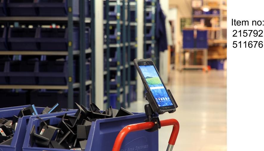 Brodit Pipe Mount with Mounting Plate - Rohrhalterung