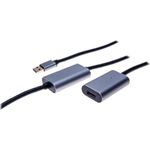 Aktives USB 3.0 Verlängerungskabel, USB 3.0 St. A/Bu. A, 10,0 m Zum Verlängern eines USB Anschlusskabels auf mehr als 10 Meter (149264)