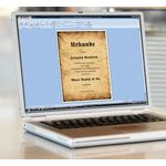 sigel Design-Papier, DIN A4, 90 g/qm, Motiv "History Feinpapier, für Inkjet/Laser/Kopierer (DP240)