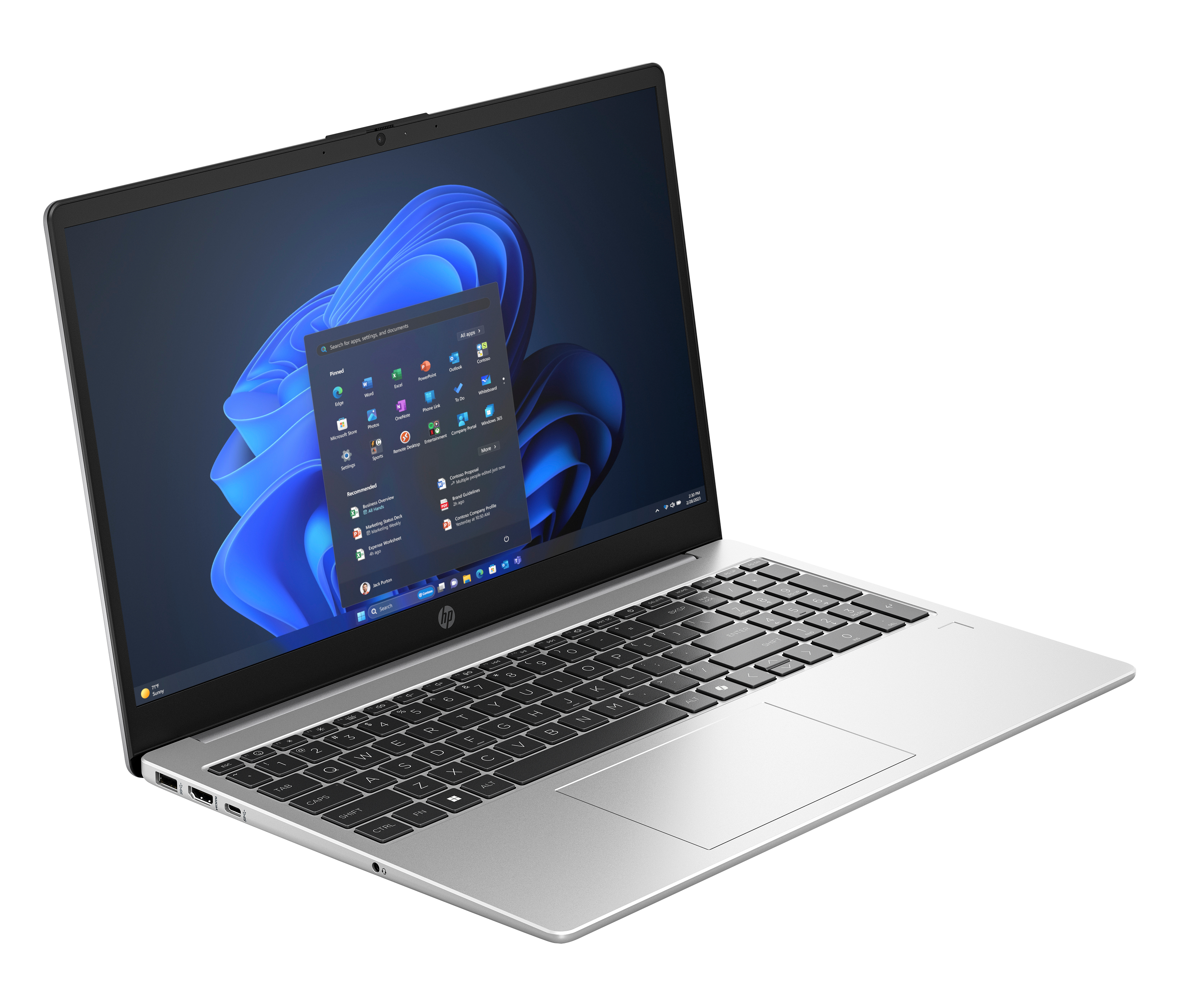 HP 250R G10 15,6" FHD Intel Core 7 150U 16 GB RAM 512 GB SSD Schwarz