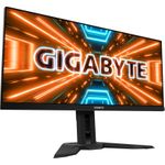 GIGABYTE M34WQ - 86,4 cm (34" ), LED, IPS, WQHD, 144Hz, 1ms, HDR400, Höhenverstellung, HDMI, DP, USB-C, USB-Hub [Energieklasse G] (M34WQ-EK)