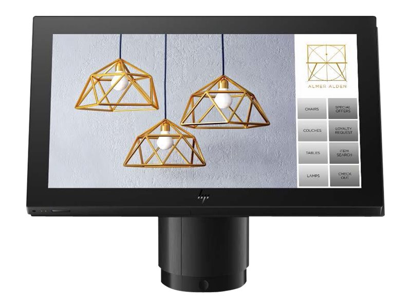 HP Engage Pole Display 6.6" Touchscreen USB-C Kundendisplay Schwarz, Weiß