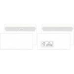 MAILmedia Briefumschläge DIN lang, FSC, haftklebend, weiß 100 g/qm, ohne Fenster, 110 x 220 mm, mit Innendruck - 1 Stück (30003811)