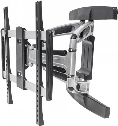 MANHATTAN Universal Aluminum LCD Full-Motion Wall Mount, Holds One 81,30cm (32") to 139,70cm (55") Flat-Panel or Curved 