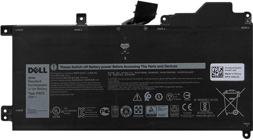 Dell Battery, 38WHR, 2 Cell, Lithiu (D9J00)