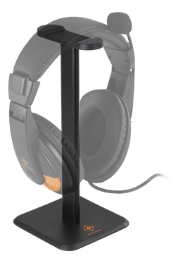 Deltaco Gaming Headsetständer rutschfest schwarz (GAM-071)