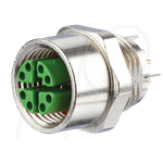 METZ CONNECT M12 BU8 361 - Buchse M12, 8-polig, Frontmontage