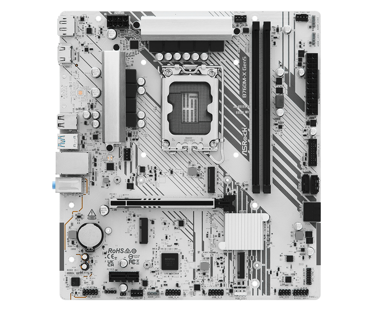 ASRock B760M-X Gen5 Mainboard Intel B760 LGA 1700 micro ATX