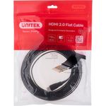 UNITEK HDMI CABLE 2.0 4K60HZ FLAT 5M C11063BK-5M (C11063BK-5M)