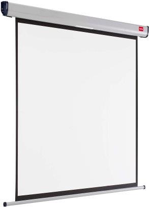 Nobo Roll-Leinwand 1902394 4:3 2400 x 1813 mm Hellgrau, Black Border