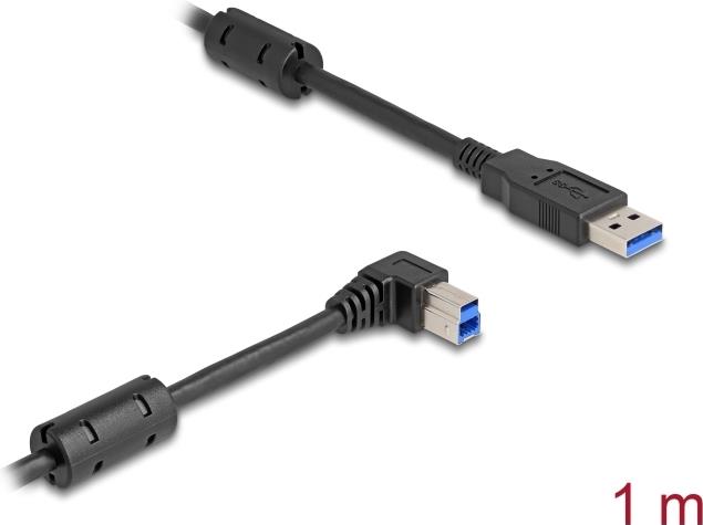 Delock 81108 USB 3.0 Kabel A Stecker auf B Stecker 90° rechts 1 m (81108)