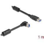Delock 81108 USB 3.0 Kabel A Stecker auf B Stecker 90° rechts 1 m (81108)