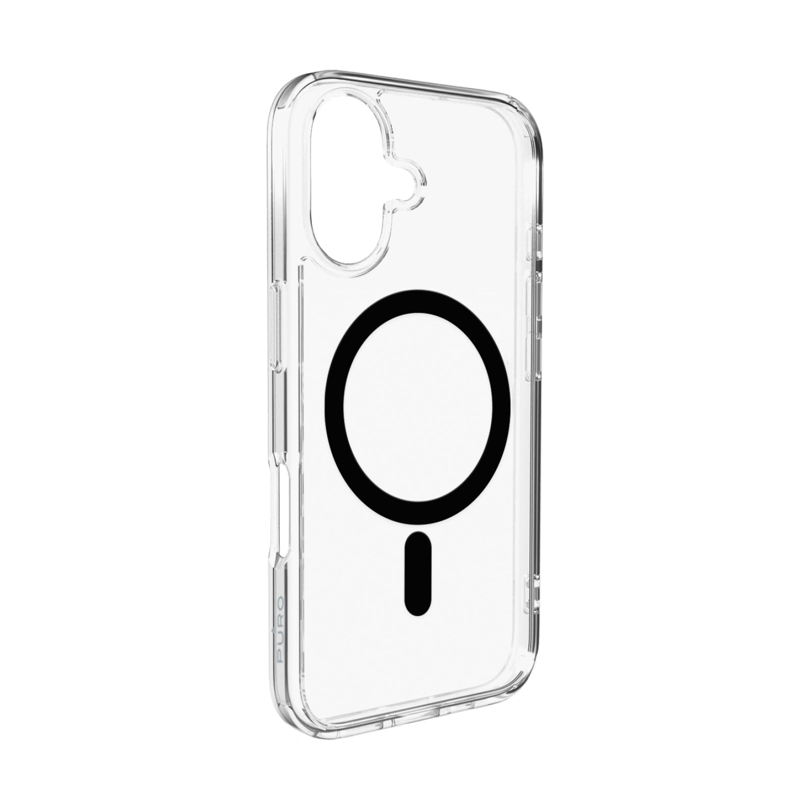 Puro Cover für Apple iPhone 17 MagSafe kompatibel Transparent Schwarz