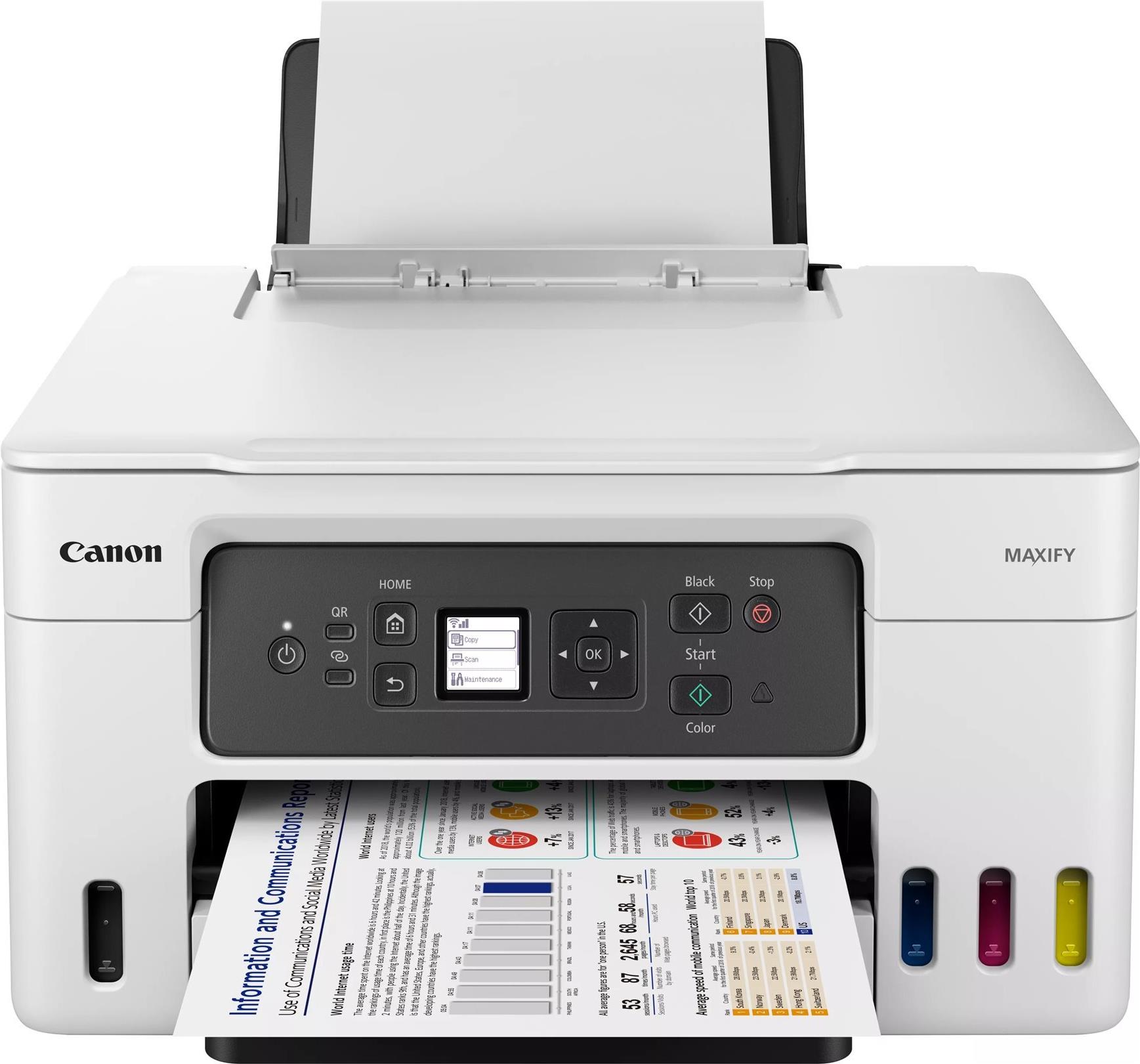 Canon MAXIFY GX3050 Multifunktionsdrucker A4 Tintenstrahldruck Schwarz, Weiß