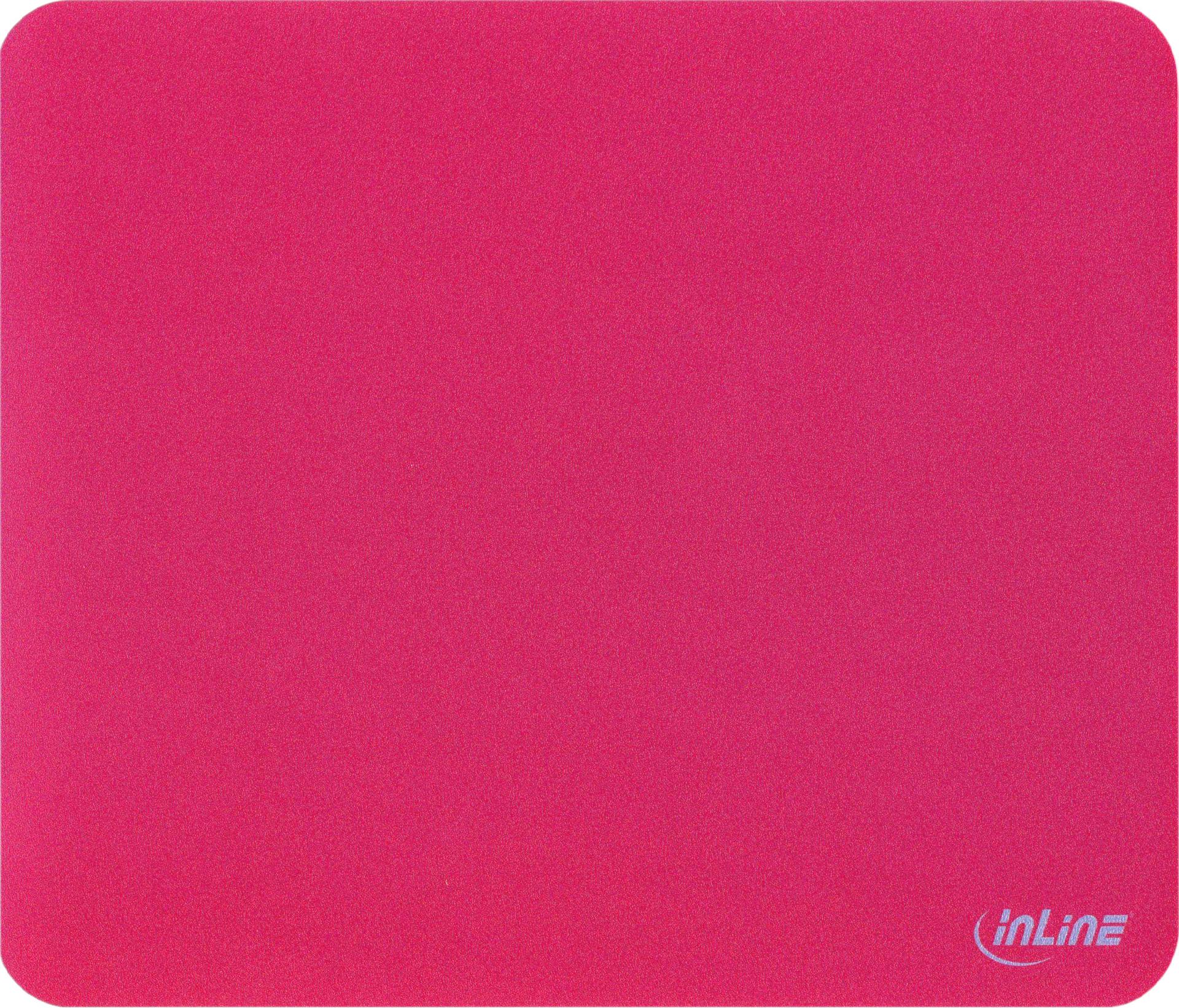 InLine Maus-Pad Laser ultradünn 220x180x0,4mm Rot