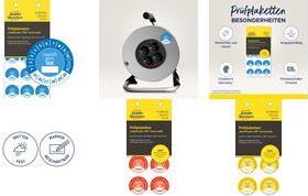 AVERY Zweckform Prüfplaketten "Geprüft gem. VDE", 2025-2030 grün, Durchmesser: 30 mm, aus Vinyl, besonders wetterfest - 1 Stück (6984-2025)