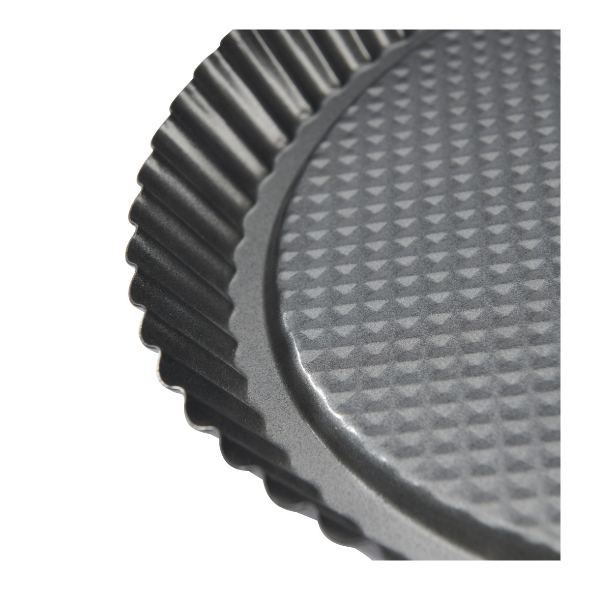 de Buyer 4707.28 Tortenform Rund Stahl 28 cm Schwarz