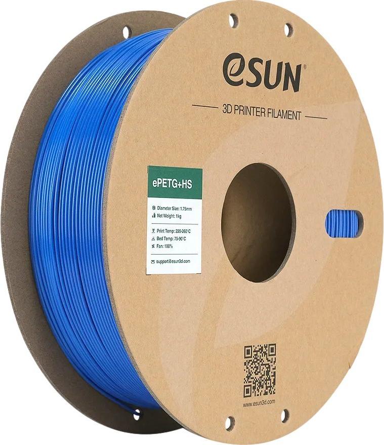 EPETG+HIGH SPEED 1,75mm SOLID BLUE 1kg ESUN 3D FILAMENT (EPETG+HS-P175SU1)