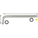 Hazet Innen-Sechskant Winkelschraubendreher 3 mm (2105LG-03)