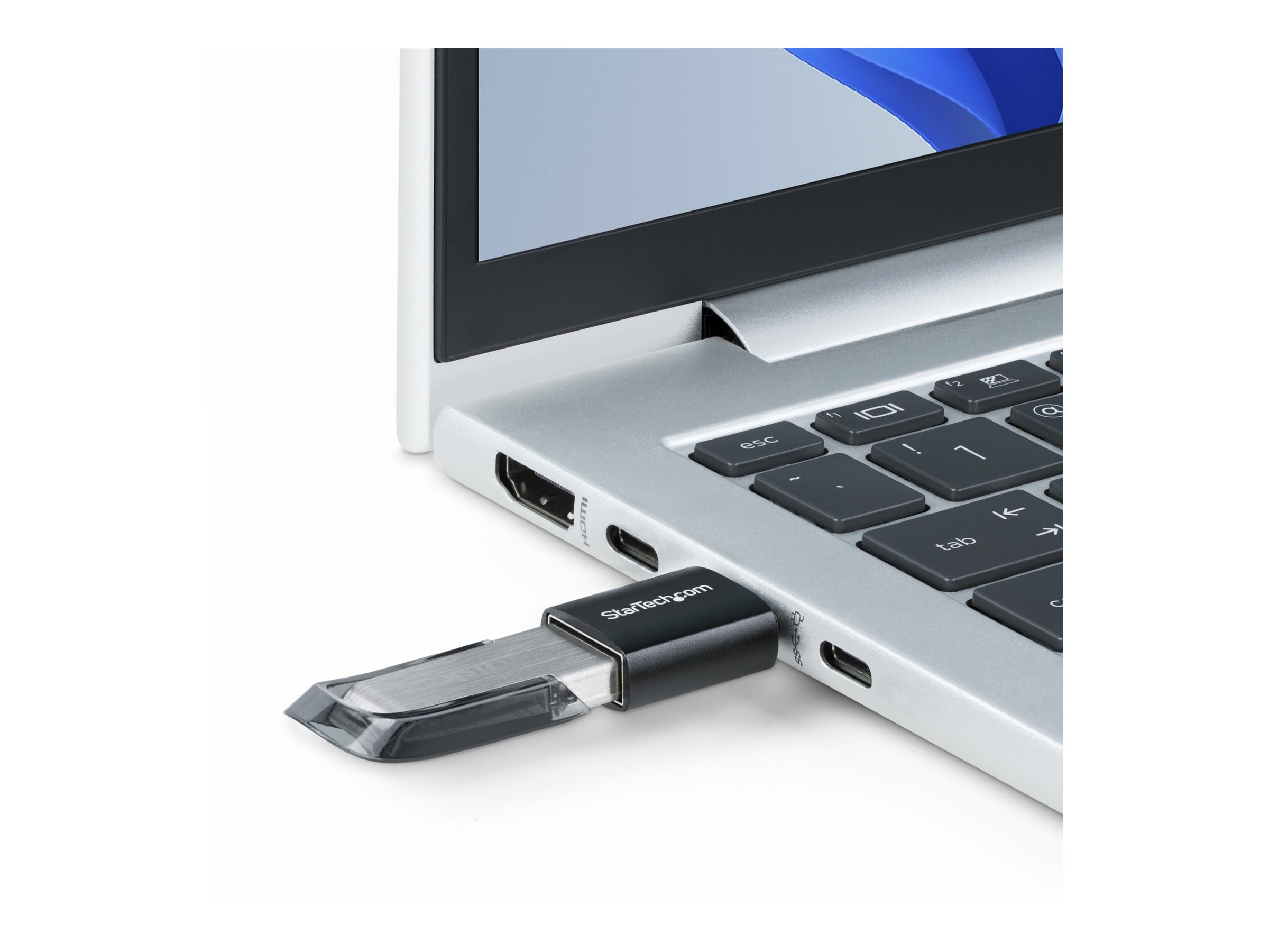 StarTech USB31CAADGCP USB-C auf USB-A Adapter Schwarz