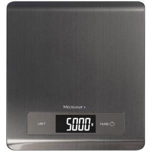 Medisana Digitale Küchenwaage mit Nährwerttabelle KS 250 Wägebereich (max.)=5 kg Schwarz (40474)