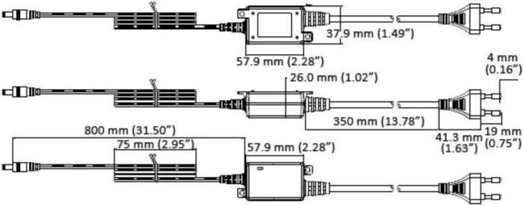 HIKVISION DS-2FA1201-DL(EU) 12VDC 1A Netzteil