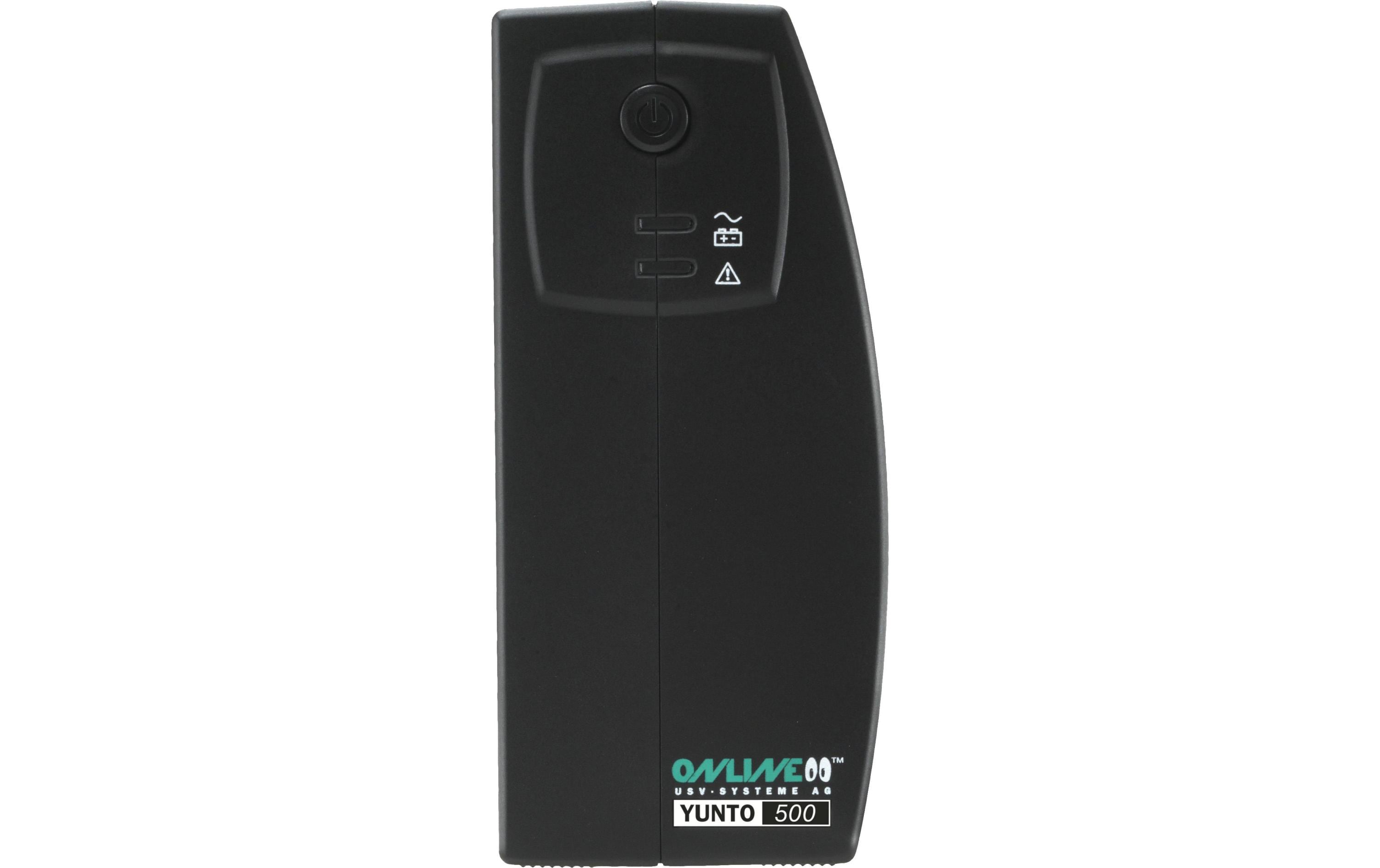 Online USV Systeme ONLINE Yunto 500 500 VA 300 W Schwarz