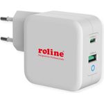 ROLINE 19.11.1041 Ladegerät für Mobilgeräte Universal Weiß AC Schnellladung Drinnen (19.11.1041)