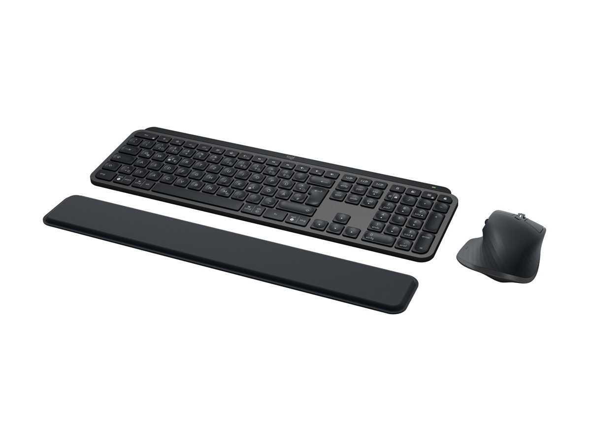 Logitech MX Keys Combo for Business - Tastatur- und Maus-Set - kabellos - Bluetooth LE - QWERTZ - Graphite