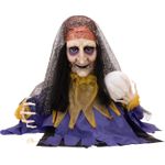 EUROPALMS Halloween Figur Wahrsagerin, animiert 50cm (83316113)