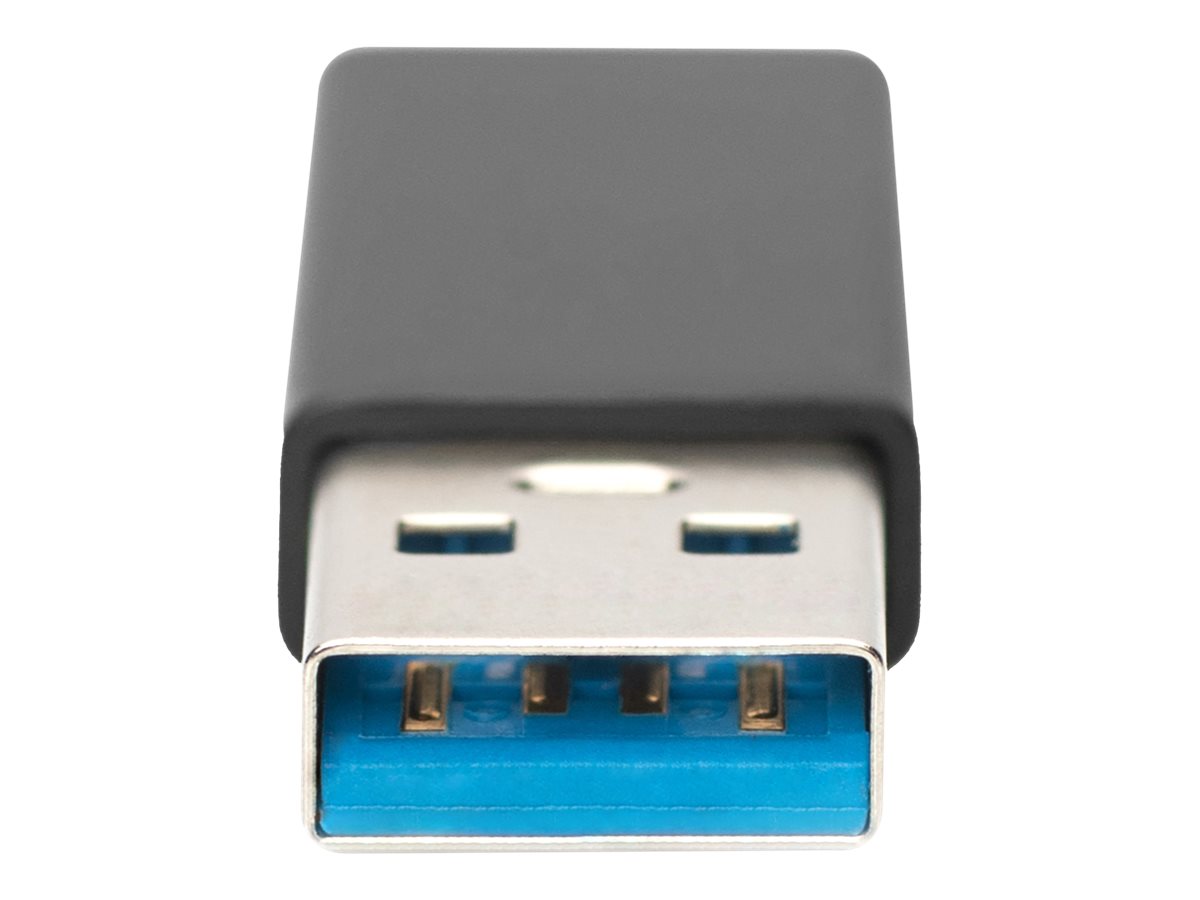 Digitus AK-300524-000-S USB-A auf USB-C Adapter USB 3.0 Schwarz