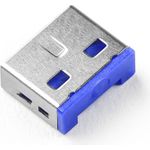 Smartkeeper UL03P2DB Schnittstellenblockierung Schnittstellenblockierung + Schlüssel USB Typ-A Blau Kunststoff 100 Stück(e) (UL03P2DB)