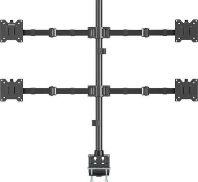 SpeaKa Professional SP-MM-541 4fach Monitor-Tischhalterung 43.2 cm 17" - 88.9 35" Schwarz (SP-13383188)