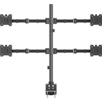 SpeaKa Professional SP-MM-541 4fach Monitor-Tischhalterung 43.2 cm 17" - 88.9 35" Schwarz (SP-13383188)