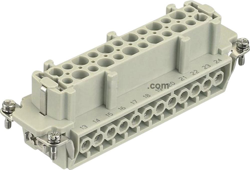 Harting Buchseneinsatz Han® E 09 33 024 2701 24 + PE Schrauben 1 St. (09 33 024 2701)