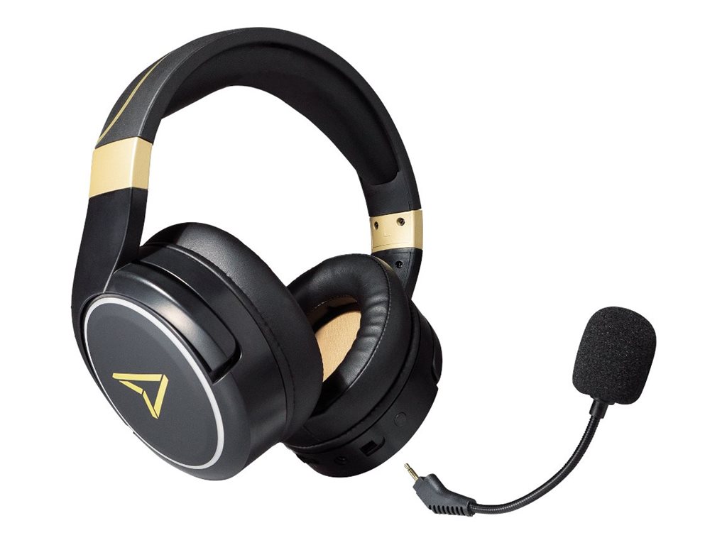 Lexip Steelplay Metaltech Kabelloses Gaming Headset 2,4 GHz Schwarz, Gold