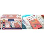 FABER-CASTELL Creative Marker GOLDFABER, 6er Etui Holiday Vibes, Tinte auf Wasserbasis, geruchsneutral, wisch- und - 1 Stück (161013)