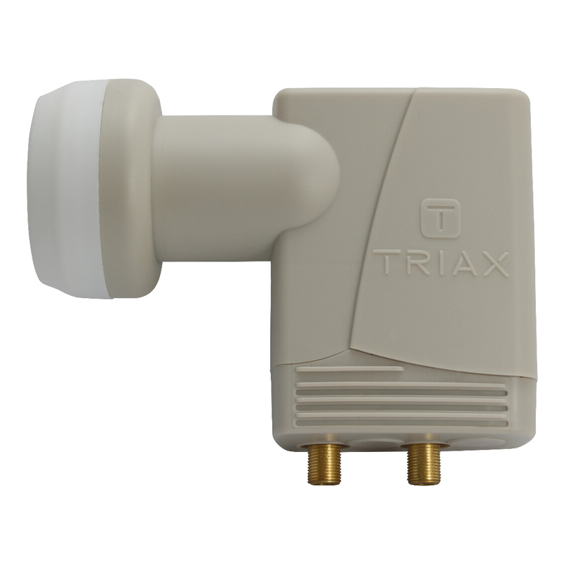 Triax TTW 200 Gold Twin-LNB 2 Ausgänge Grau, Weiß